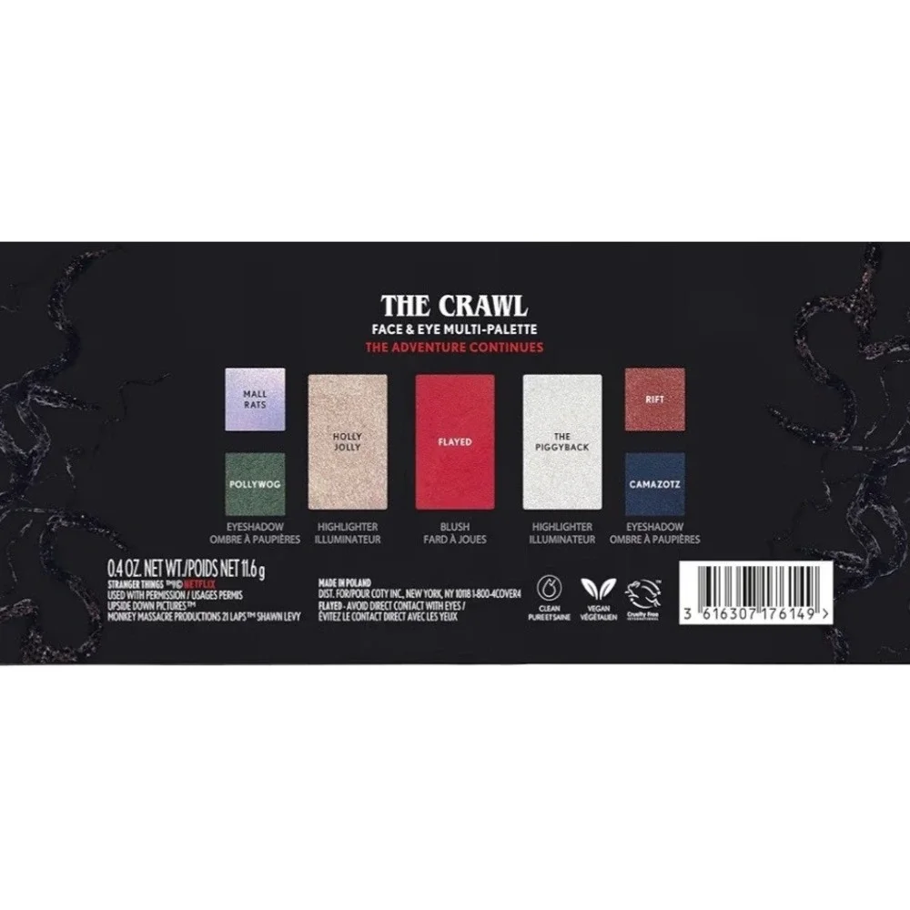 Covergirl Stranger Things The Crawl Face & Eye Multi-Palette NEW Makeup 170‎